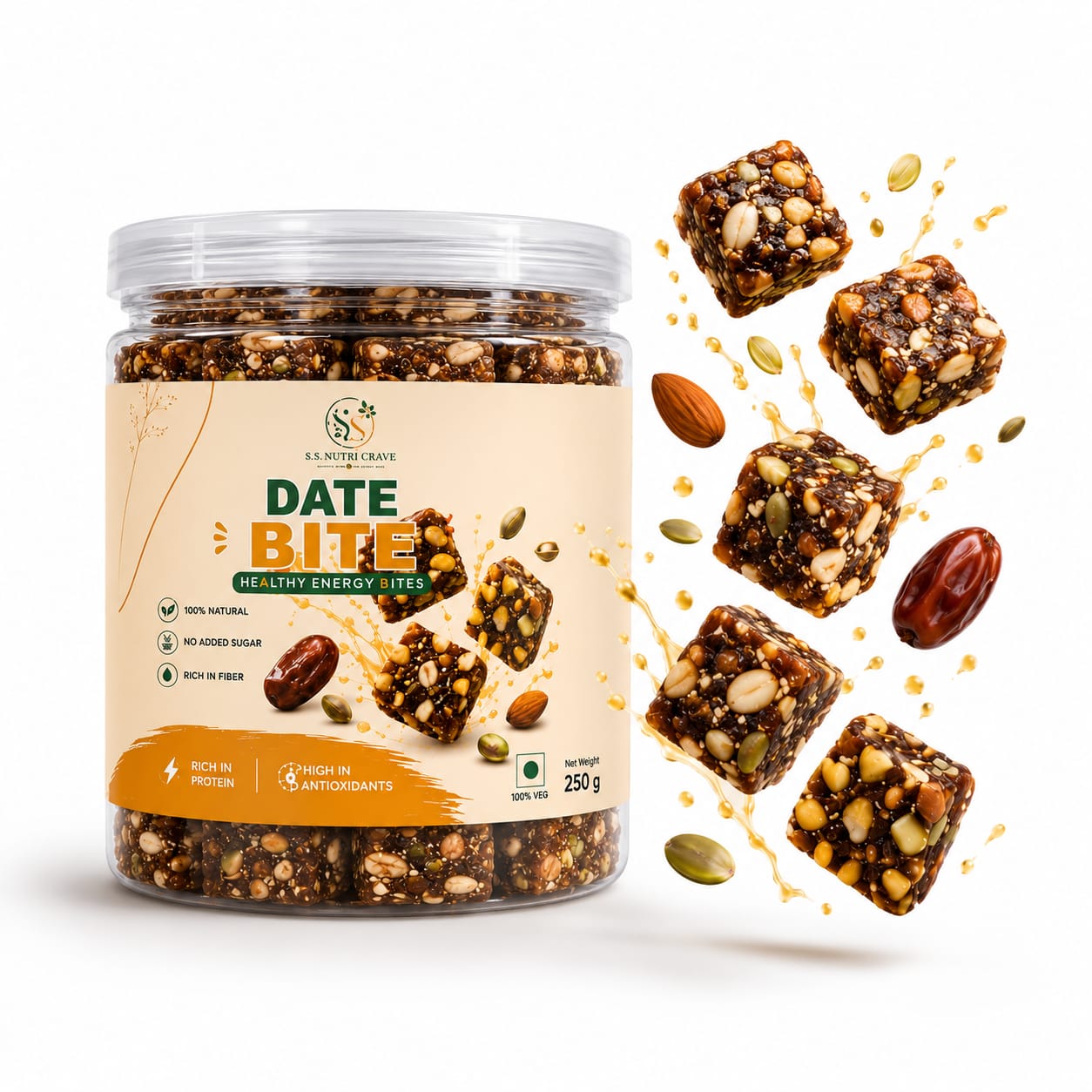 Date bite, Dry Fruit Burfi